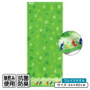 【GW限定ポイント5倍 5月6日23:59迄】ピクミン Pikmin フェイスタオル 34×80cm 綿100% 無撚糸 スチームシャーリング 朱子ボーダー 抗...