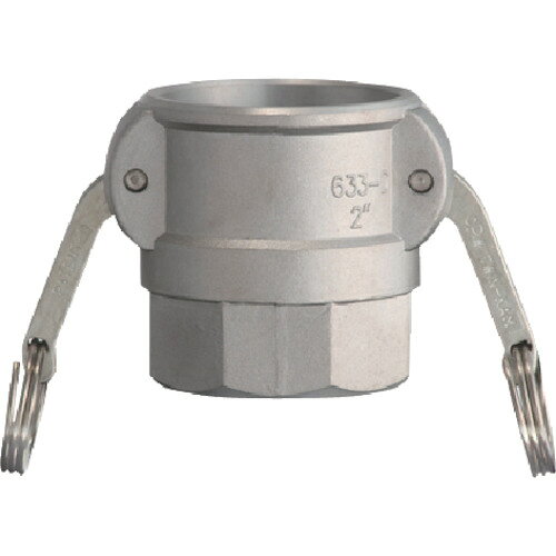 最高使用圧力(MPa)：1.8接続ねじ部：Rc2相手側取付サイズ：R2相手側取付サイズ(インチ)：2耐圧力(MPa)：1.8 材質：本体：アルミ合金　標準ガスケット：NBR使用温度範囲(℃)：-10〜100(標準ガスケットNBRに準じる)使...