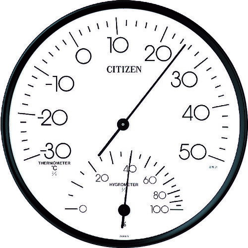 シチズン　アナログ温湿度計　ホワイト 9CZ057003