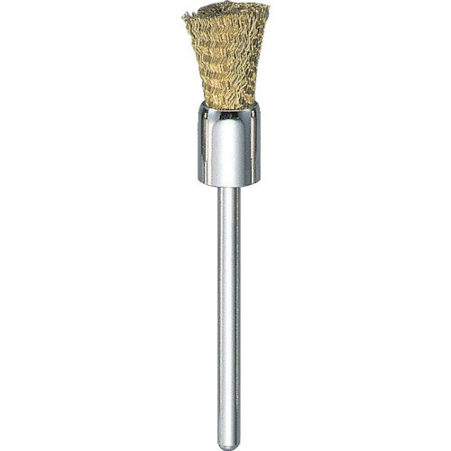 TRUSCO　エンド型ブラシ　真鍮　線0．1X筒径Φ8X軸Φ3 83E3