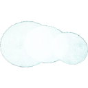 橋本 モーターフィルター 粘着タイプ(薄手・10枚入)120ΦMM 厚さ2mm NUM120S
