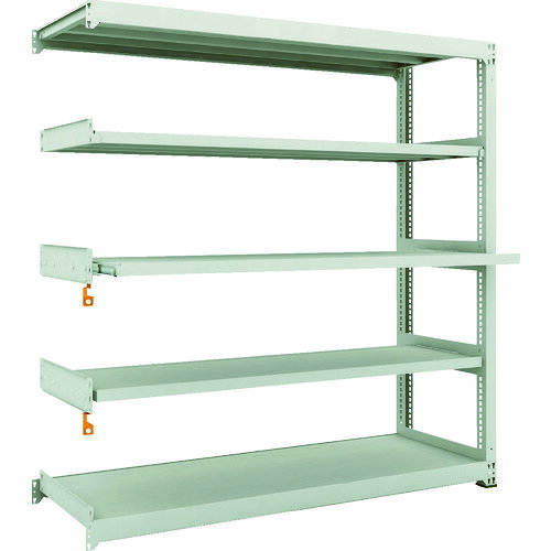 TRUSCO　M3型中量棚　1800X571XH1800　スライド2段　連結 M36663M2B(4)