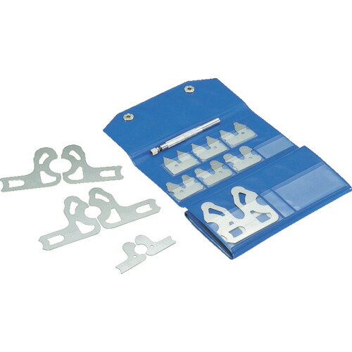 TRUSCO　ラジアスゲージ　L型　測定範囲7．5〜13．0　12枚組 L300MB