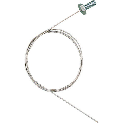 角度や長さの調整が容易に行える、施工性に優れた吊りシステム用ワイヤです。インサートや後打ちアンカーからの吊り下ろしワイヤ。径(mm)：1.5長さ(mm)：2000許容荷重(N)：196ボルト部分:スチールワイヤ:ステンレス（SUS304）　