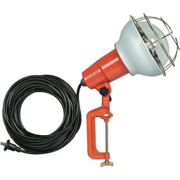 ハタヤ　防雨型作業灯　リフレクターランプ500W　100V電線10m　バイス付 RE510