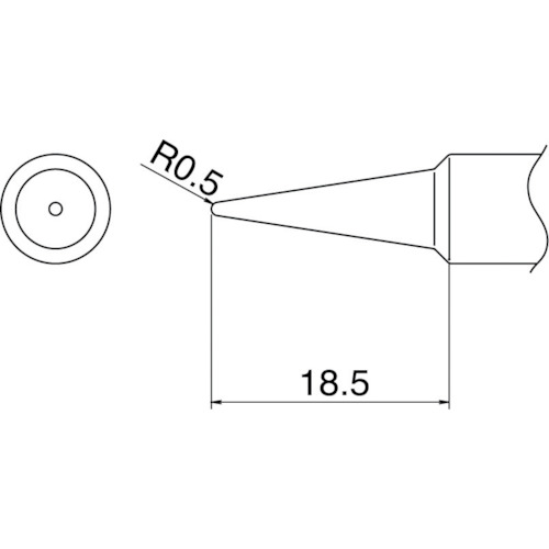 白光　こて先　B型 T19B