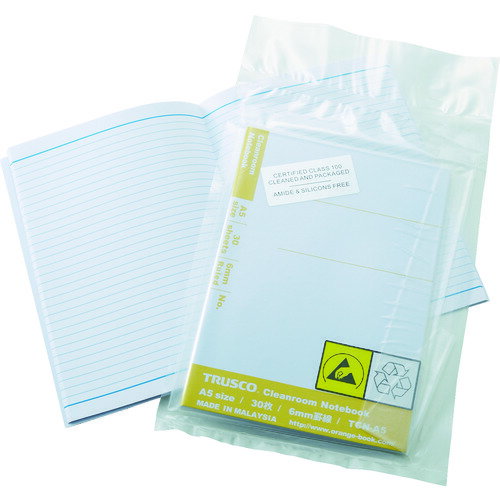 TRUSCO　クリーンルーム用ノート　A5 TCNA5