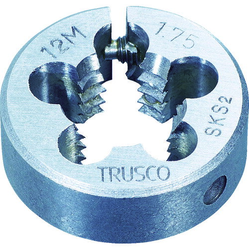 TRUSCO　丸ダイス　SKS　並目　50径　10X1．5 T50D10X1.5