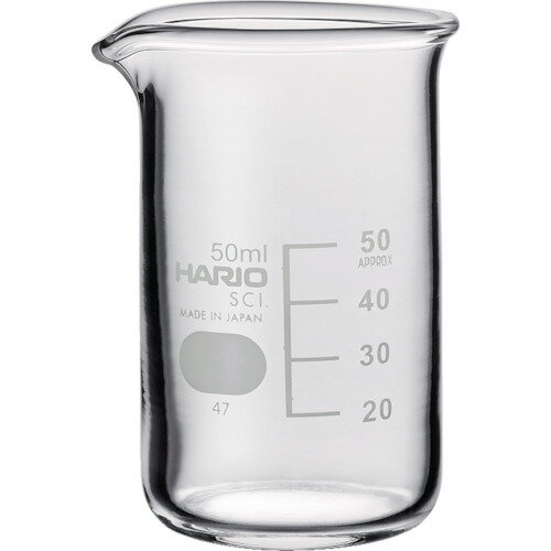 HARIO　トールビーカー　目安目盛付　50ml TB50SCI