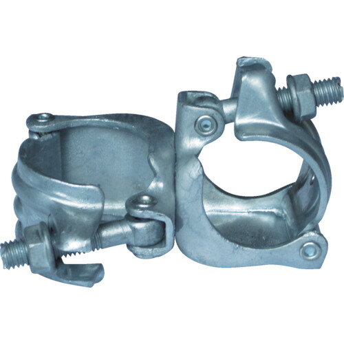 TRUSCO　ドブメッキ　単管同径クランプ　直交　Φ48．6XΦ48．6 TCDKDM