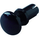 TRUSCO プッシュリベット 板厚4.7〜5.6mm 穴径3.6Φ 長さ7.0 黒 50個入 TPR3570BK(4)