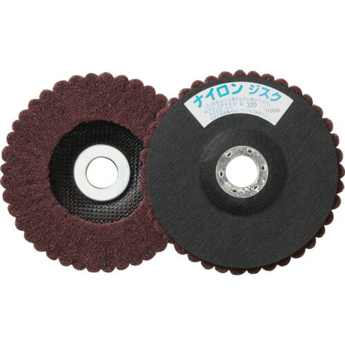 TRUSCO　ナイロンディスク　Φ150X15X22　（5個入）　320＃ GPN150