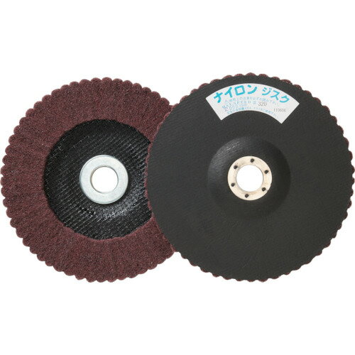 TRUSCO　ナイロンディスク　Φ180X15X22　（5個入）　320＃ GPN180