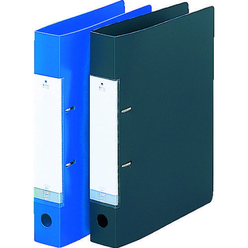 リヒト　A4／S　D型リングファイル（350枚）　黒 G223024