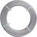 耐食性、耐錆性、耐熱性、耐摩擦性に優れたステンレスロープです。耐候性、耐薬品性を持たせたナイロン被覆タイプです。ロープ径(mm)：1.5(2.0)長さ(m)：20使用荷重(kg)：30被覆外径(mm)：2ワイヤロープの構成：7×7細径タイプステンレス（SUS304）専用スリーブ（CWC-1S:AS1.5×4個付、CWC-15S:AS2×4個付、CWC-2S:AS2.5×4個付）ロープ径の(　)の数値はナイロン被覆を含めた数値です。強く止めたい時は被覆を外して使用ください通常SUS304は非磁性の材料ですが、ワイヤロープの場合には製造工程上、磁性を生じてしまいます。透磁率を要求される場合には適しません。　