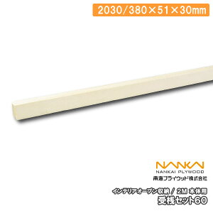 【高額クーポン】受桟セット60 本体用 2M 2030/380×51×30mm 1セット LIVU602-H 南海プライウッド NANKAI 建材プロ じゅうたす ★大型便★