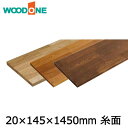 棚板　厚み20mm　糸面　奥行145mm　長さ1,450mm　オーク ウッドワン WOODONE 建材プロ じゅうたす★大型便★