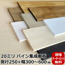 【高額クーポン】20ミリ棚板・250×(300〜600)オーダーカット パイン集成棚板 塗装品 棚板 板 BRIWAX OSMO DIY 収納棚