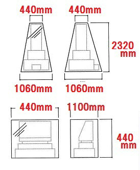 墓石マント 1、3尺角　2枚組墓石　カバー　ビニール　マント　透明【石材工具】