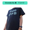 楽天郡山剣道具店Tシャツ　黒　プリント　ミントグリーン　Grande vita　 新商品　