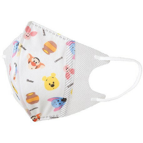 子供マスク (立体) 10枚入り 【くまのプーさん】ディズニー POOH 子供用 子供用立体マスク 小さめ 使い捨てマスク こども マスク 子供 男女兼用 不織...