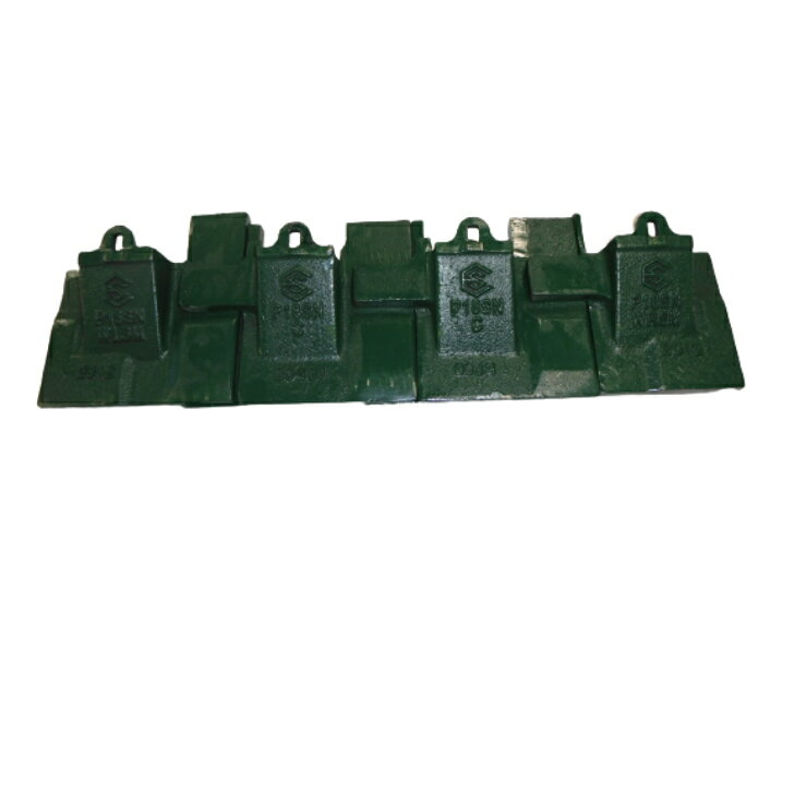 18S ワイド幅 4枚組 越後商事 適応ピッチ135〜165mm P18SN 強化型 全幅535〜625mm 肉厚 「新落下予防機能」付き ※サイドカッター含むバケット全幅 ツース盤