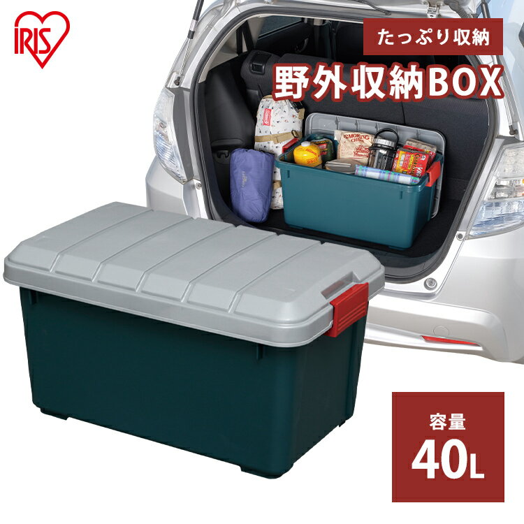 RV BOX 600 ブラック・グレー/ダークグリーン〔レジャー・アウトドア・お出かけ・外出工具・片付け・トランク・車用品・車内・ベランダの整理に〕