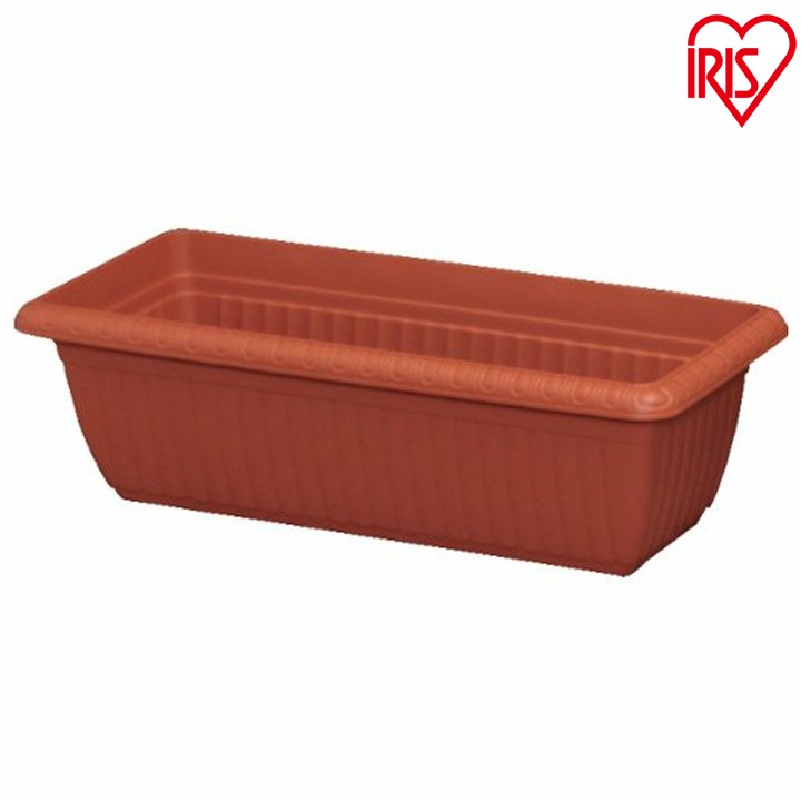 レリーフプランター 370 テラコッタブラウン・ウォームベージュ