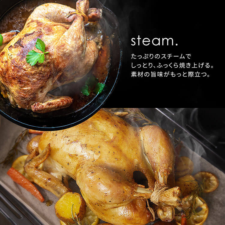 オーブンレンジ 角皿 スチームオーブンレンジ 電子レンジ スチームオーブンレンジ30L MS-F3003-B ブラック送料無料 オーブンレンジ レンジ 電子レンジ スチーム グリル オーブン 自動メニュー あたため 低温調理 アイリスオーヤマ【B】