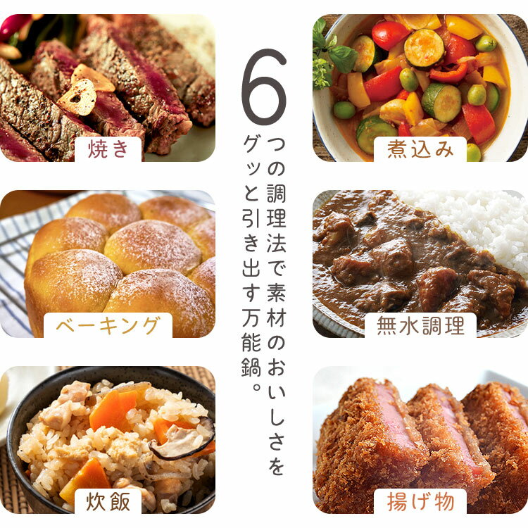 [ポイント15倍★585円相当還元]両手鍋 鍋 1人用 ih ホーロー 無加水 多機能鍋 ガス火 17cm ホーロー鍋 ホーロー 琺瑯鍋 アイリスオーヤマおしゃれ IH対応 なべ 鋳鉄鍋 鉄なべ 鉄鍋 調理器具 煮物 直火 無水調理 煮込み 無加水調理 炊飯 揚げ物 CTP-17 ホワイトブラック