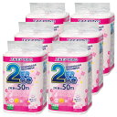 【ポイント5倍★6/25限定】【6個セット】トイレットペーパー ダブル 2倍 エルモア ピコ 2倍巻き 12ロール ピンク ダブル 50m 142995トイレットペーパー 2倍巻き パルプ ソフト 香り ピコ 12ロール 大容量 長持ち 国産 エルモア