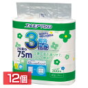 【12個セット】トイレットペーパー 香り付き 日本製 エルモア ピコ 3倍巻き 4ロール ダブル 75m 143160トイレットペーパー 3倍巻き パルプ ソフト 香り ピコ 4ロール 大容量 長持ち 国産 エルモア