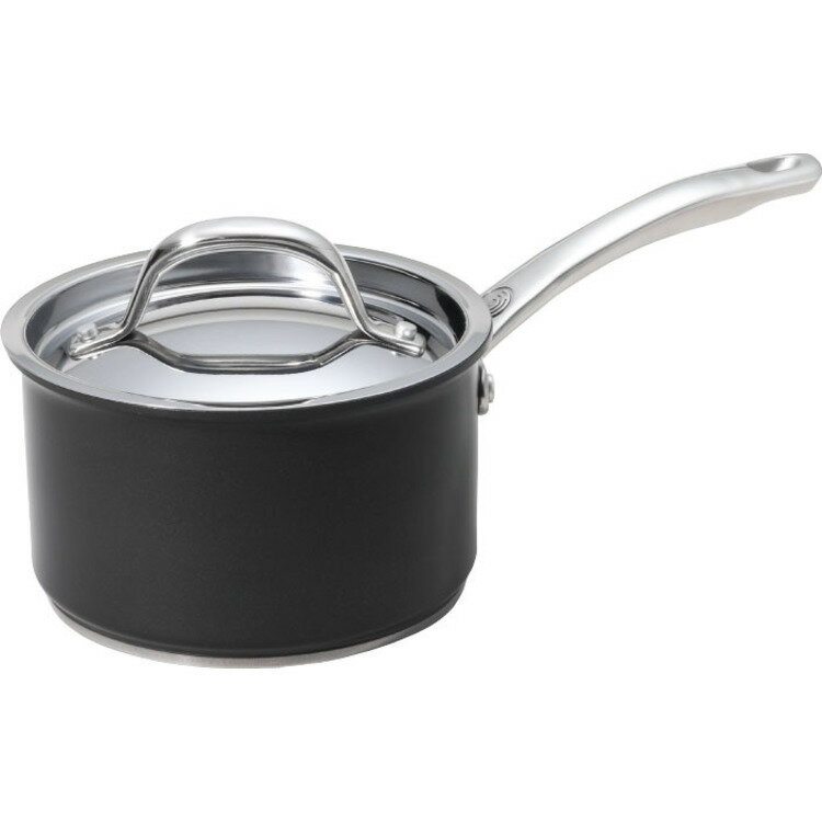 片手鍋 16cm IH対応 サーキュロン エクセレンス 片手鍋 16cm CEX-S16片手鍋 16cm IH対応 電磁調理器 すべての熱源対応 硬質アルマイト加工 渦巻き状の凸凹加工 フラットリベット 高級 高品質 スタイリッシュ サーキュロン マイヤー MEYER 【B】