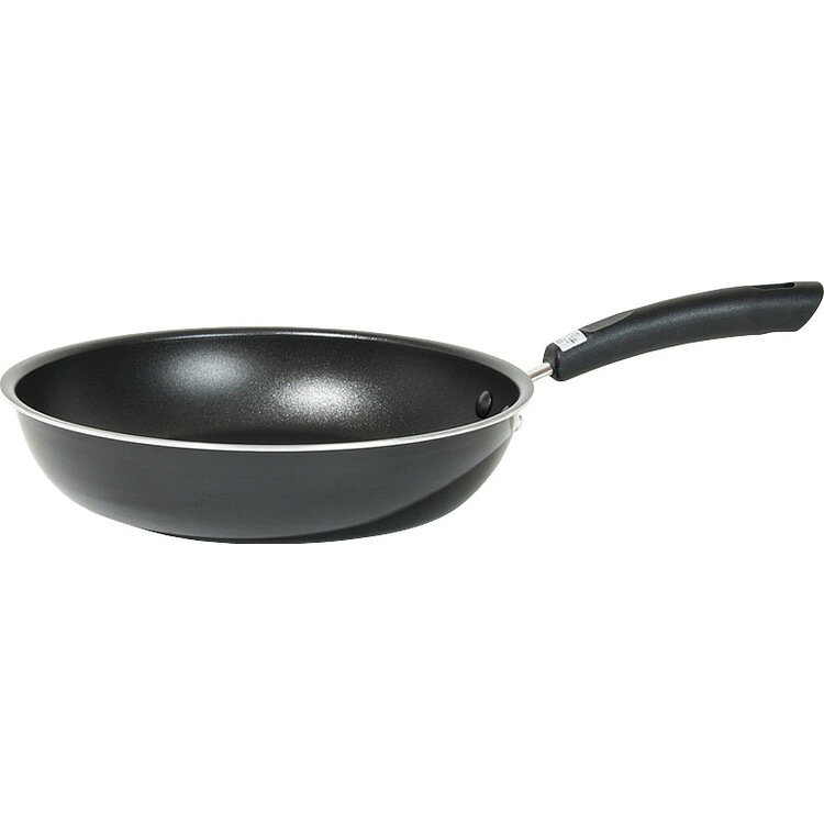 [最大400円クーポン/くらしに+]家庭用品 鍋 フライパン マイヤー フジマルブラック フライパン 26cm FE2-P26 マイヤー フライパン アルミボディ 外面ほうろう加工 内面ノンスティック加工 ガス火専用 熱くなりにくい樹脂製ハンドル 軽量 使いやすい シンプル 【B】