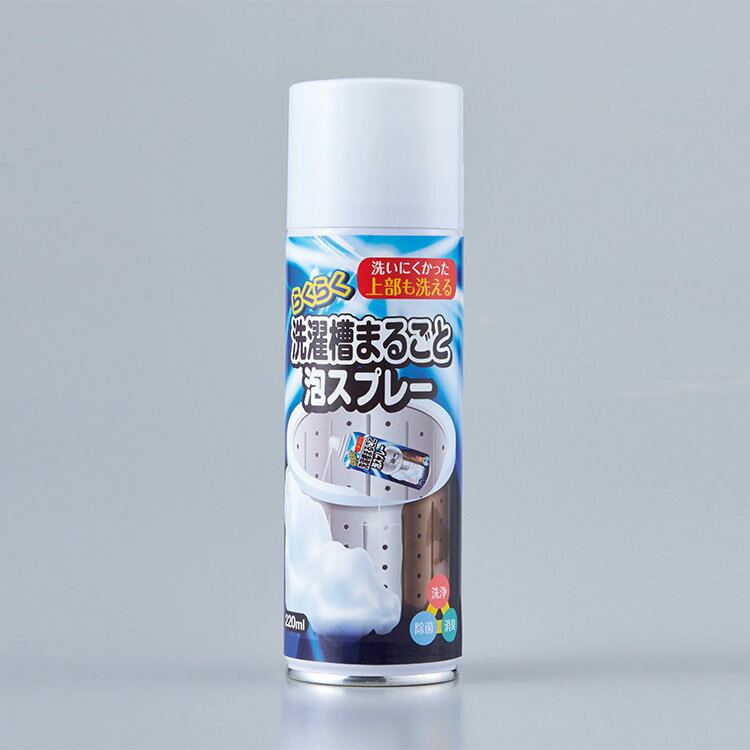 洗濯槽クリーナー 洗濯槽洗剤 泡スプレー らくらく洗濯槽まるごと泡スプレー 220ml 54024100洗濯槽クリーナー 洗濯槽洗剤 泡スプレー 掃除 洗濯槽 洗剤 洗濯機 簡単 らくらく スプレータイプ 泡 スプレー カビ 汚れ