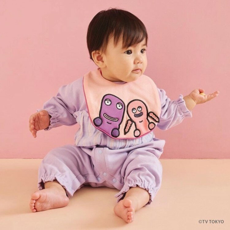 おともだちスタイ ヨロレイヒ スター にゅう ひーたんみーたん ぷしゅぷしゅ赤ちゃん 小物 食事 よだれかけ シナぷしゅ カラフル グッズ ギフト プレゼント キャラクター ダッドウェイ ダッドウェイ おともだちスタイぷしゅぷしゅ 2