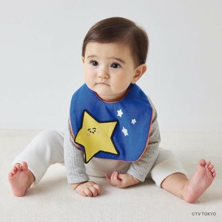 おともだちスタイ ヨロレイヒ スター にゅう ひーたんみーたん ぷしゅぷしゅ赤ちゃん 小物 食事 よだれかけ シナぷしゅ カラフル グッズ ギフト プレゼント キャラクター ダッドウェイ ダッドウェイ おともだちスタイぷしゅぷしゅ 3
