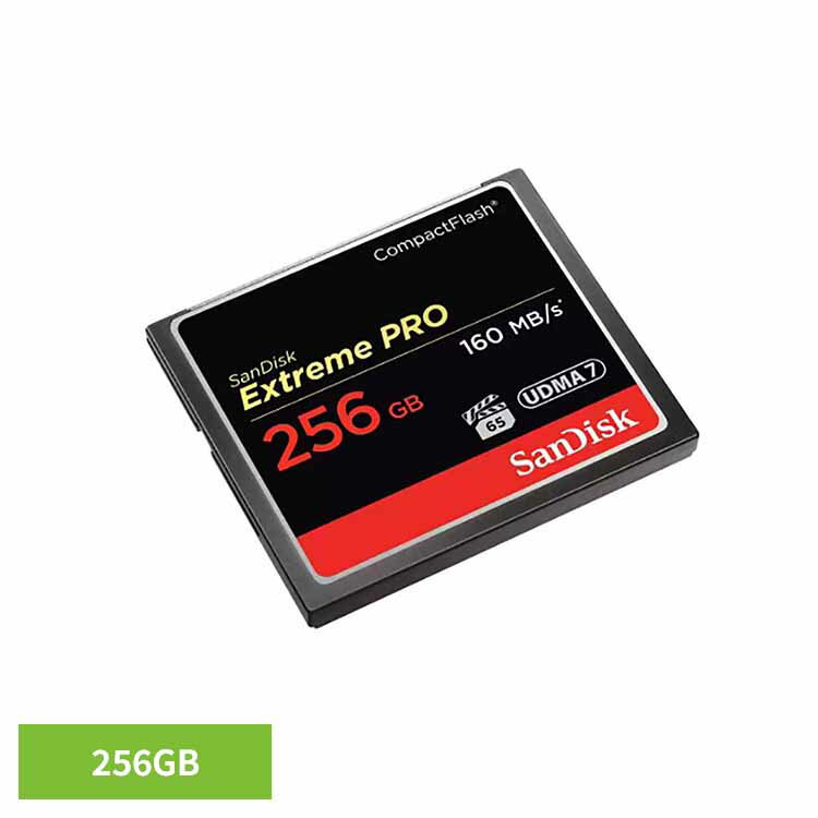 SanDiskエクストリーム プロ コンパクトフラッシュ 256GB SDCFXPS-256G-J61SDカード 256GB sandisk サンディスク コンパクト 大容量 データ保存 高耐久 高画質 サンディスク