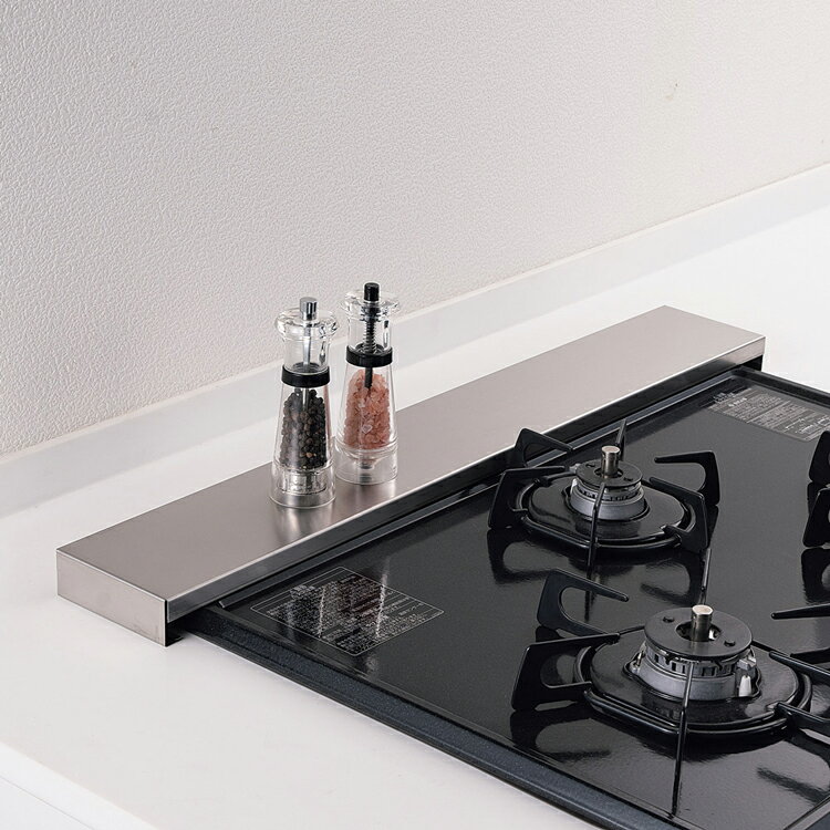 Rakuten - 排気口カバー 60cm ステンレス 排気口 カバー キッチンカバー フラットタイプ ガスコンロ コンロ IH ihクッキングヒーター お手入れ簡単 滑り止め付き キッチン用品 新生活 パール金属 ステンレス製排気口カバー HC-498 *