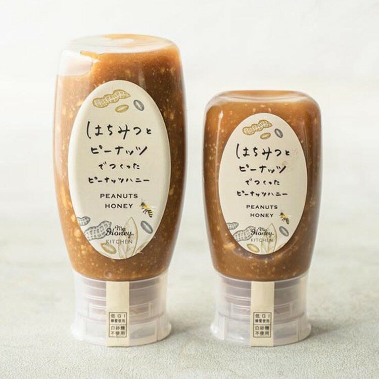 調理器具専門店 i-cookのはちみつとピーナッツでつくったピーナッツハニー420g はちみつ ピーナッツ ペースト スイーツ MY HONEY 【TD】 【代引不可】｜アングル2