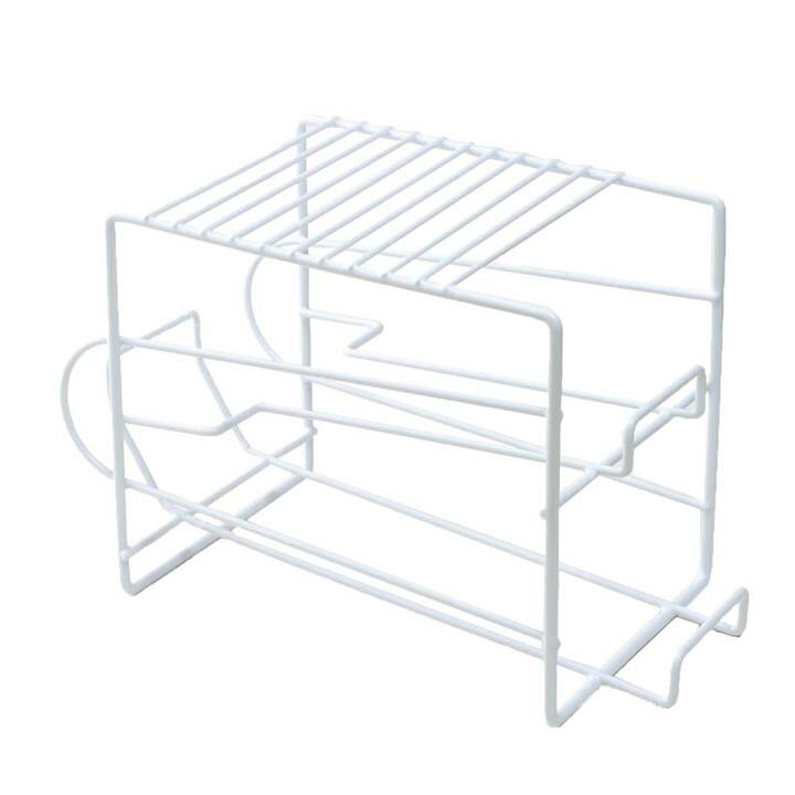 [送料無料]ラック キッチンラック 上にも置ける缶ストッカー 76572 ラック 冷蔵庫 収納 台 台所 ストック キッチンラック おしゃれ スペース活用 冷蔵庫収納 缶収納【D】【アーネスト】