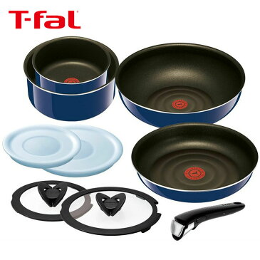 フライパン ティファール セット T-fal ガス火用 9点セット セット9 L61491ティファール フライパンセット セット ガス 直火 セット 9点セット 9点 取っ手が取れる 収納 プレミア 蓋 26cm 20cm お祝い 新生活 引越祝い