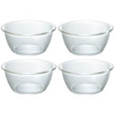 ボウル セット キッチン キッチン用品 耐熱サラダボウル4個セット HSB-2812耐熱ガラス 調理 サラダ 製菓 ボウル HARIO