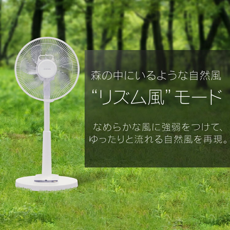 扇風機 リビング扇風機 dcモーター 静音 リモコン 入 切タイマー付き リビングファ...