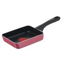 フライパン 卵焼き器 ティファール ガス火 クランベリーレッド エッグロースター B55918T-fal フライパン 鍋 片手鍋 玉子焼き ガス火 取っ手付き 取手付 ティファール 【T-fal 両手鍋】