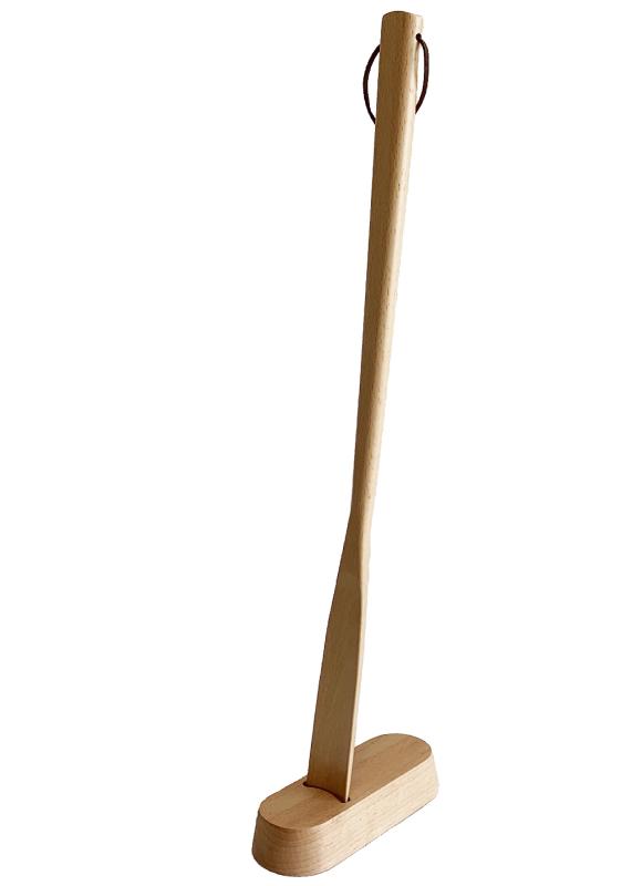 [Noah État de pleine satisfaction] ノア 靴ベラ ロング スタンド付き 自立 北欧 シンプル 台付き 60cm