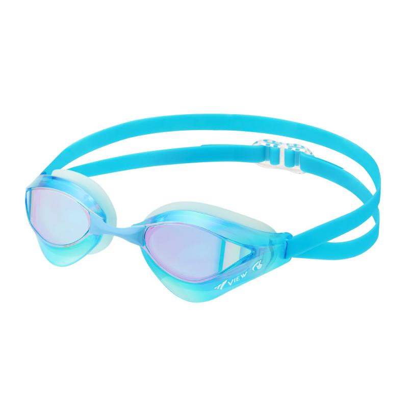 [ビュー] スイミングゴーグル BladeORCA 日本製 レーシング クッション付 ミラータイプ 10歳～大人用 Fina承認モデル くもり止め機能SWIPE搭載 V230SAMC