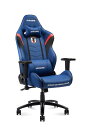 エーケーレーシング AKRacingゲーミングチェア サッカー日本代表ver. デスクチェア ブルー 高耐久PUレザー 180度リクライニング 在宅リモート 大