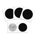 NFCタグNFCステッカー NTAG 213 NFC シールNFC Tags NFC Stickers / 25 mm(1インチ)黒 円形/ 144バイトメモリ...