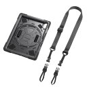 サンワサプライ(Sanwa Supply) iPad10.9インチ用耐衝撃ケース(ハンドル、スタンド、ショルダーベルト付き) PDA-IPAD1917BK